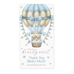 Vi kan vänta på Twin Boy Sprinkle Tack Fraktsedel