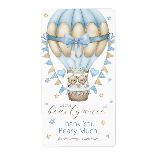 Vi kan vänta på Twin Boy Tack Fraktsedel (Framsidan)