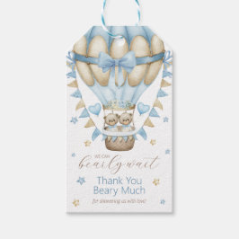 Vi kan vänta på Twin Boy Tack Presentetikett