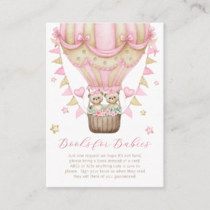 Vi kan vänta på Twin Girl Bokar för Spädbarn Tilläggskort