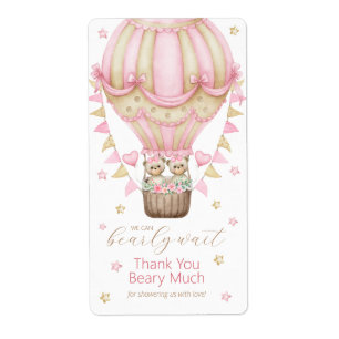 Vi kan vänta på Twin Girl Tack Fraktsedel