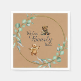 Vi kan vänta! pappersservett