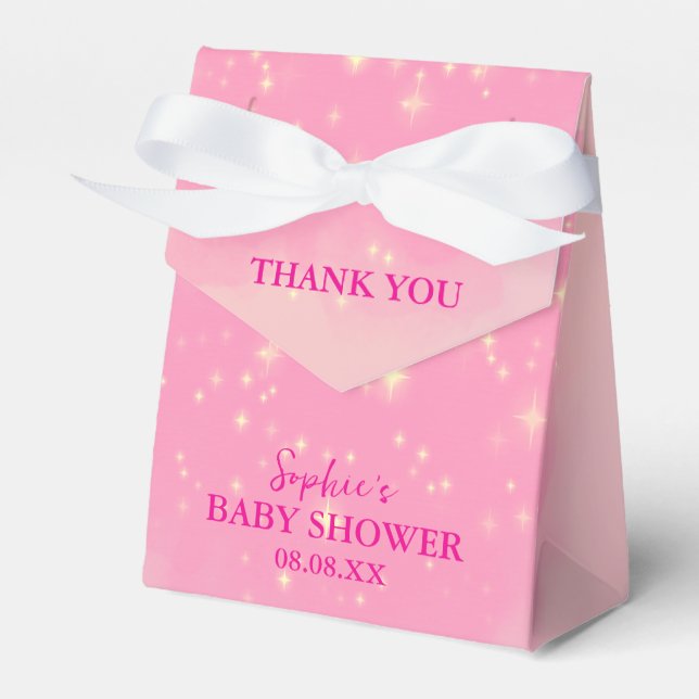 Vi kan vänta Rosa Hydrangeas Balloon Presentaskar (Framsidan Sidan)