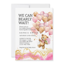 Vi kan vänta  Rosa och Guld Abstrakt