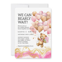 Vi kan vänta  Rosa och Guld Abstrakt