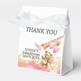 Vi kan vänta  Rosa och Guld Abstrakt Presentaskar