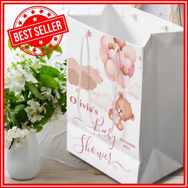 Vi kan vänta Rosa Pooh Bear Baby Shower (Skapare uppladdad)