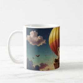 Vi kan vänta tidigt! brunbjörn baby! kaffemugg