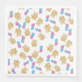 Vi kan vänta tidigt på babyduschnapkin pappersservett