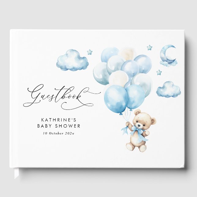 Vi kan vänta tidigt på babyskor gästböcker (Framsida)