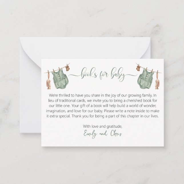 Vi kan vänta tidigt på ett könsneutralt bokar i ba anteckningskort (Framsida)