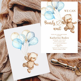 Vi kan vänta tidigt på inbjudan till babyduschen