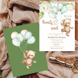 Vi kan vänta tidigt på inbjudan till babyduschen