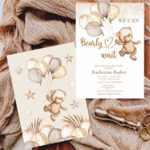 Vi kan vänta tidigt på inbjudan till babyduschen