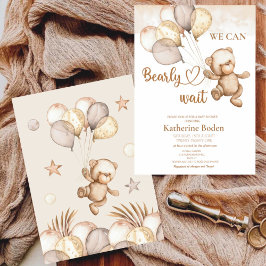 Vi kan vänta tidigt på inbjudan till babyduschen