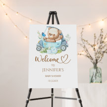 Vi kan vänta tidigt på välkomstskum för babydusch