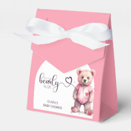 Vi kan vänta tidigt på vattenfärgen Baby Shower Presentaskar