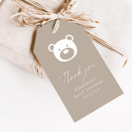 Vi kan vänta tills dagens minimalistiska babydusch presentetikett