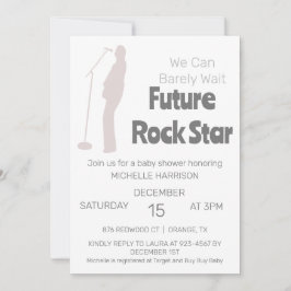 Vi kan vänta tills den neutrala babyduschen är inv inbjudningar