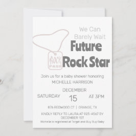 Vi kan vänta tills den neutrala babyduschen är inv inbjudningar