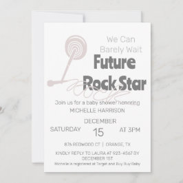 Vi kan vänta tills den neutrala babyduschen är inv inbjudningar