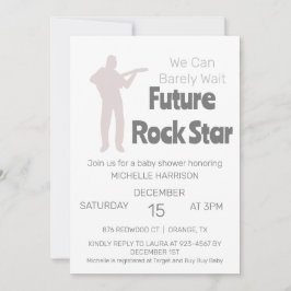 Vi kan vänta tills den neutrala babyduschen är inv inbjudningar