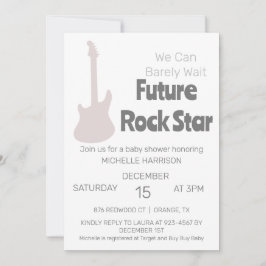 Vi kan vänta tills den neutrala babyduschen är inv inbjudningar