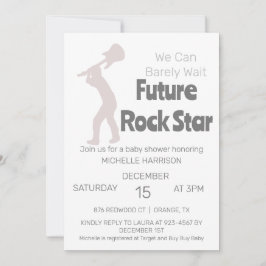 Vi kan vänta tills den neutrala babyduschen är inv inbjudningar