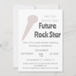 Vi kan vänta tills den neutrala babyduschen är inv inbjudningar