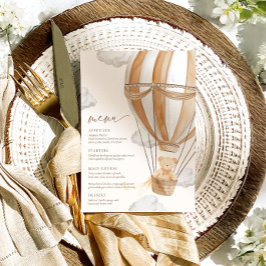 Vi kan vänta tills en babydusch är klar meny