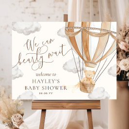 Vi kan vänta tills en babydusch är klar poster