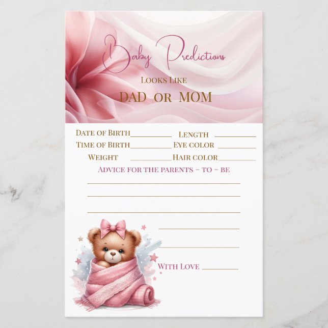 Vi kan vänta tills Rosa Baby Shower (Framsida)