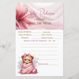 Vi kan vänta tills Rosa Baby Shower