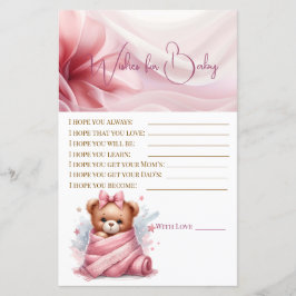 Vi kan vänta tills Rosa Baby Shower