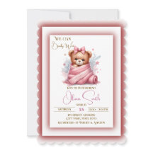 Vi kan vänta tills Rosa Baby Shower