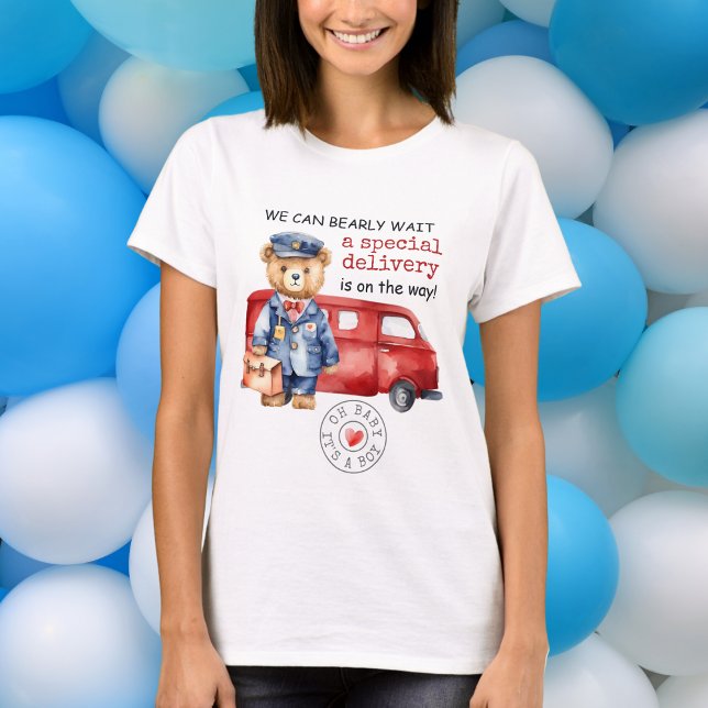 Vi kan vänta tills Speciell leverans Mamma-to-be ( T Shirt (Skapare uppladdad)