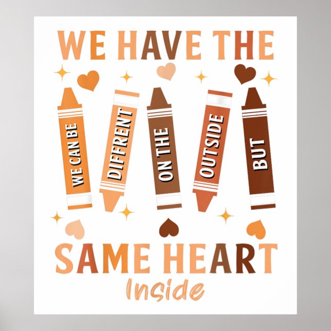 Vi kan vara annorlunda på utsidan poster (Framsidan)