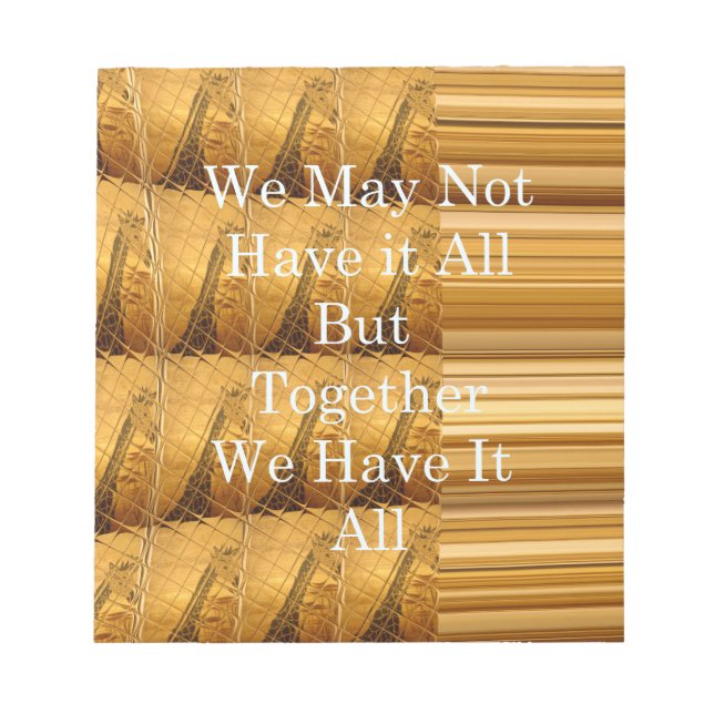 Vi kanske inte har allt Giraffe Safari Hakuna Mata Anteckningsblock (Framsida)