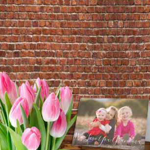 Vi Kärlek dig Grandma Mors dag Card Helgkort