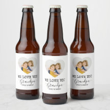 Vi Kärlek, din morfar | Anpassningsbar Beer Flaska