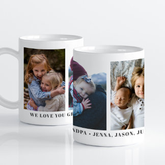 Vi Kärlek, din morfar Personlig Anpassningsbar Mug Kaffemugg