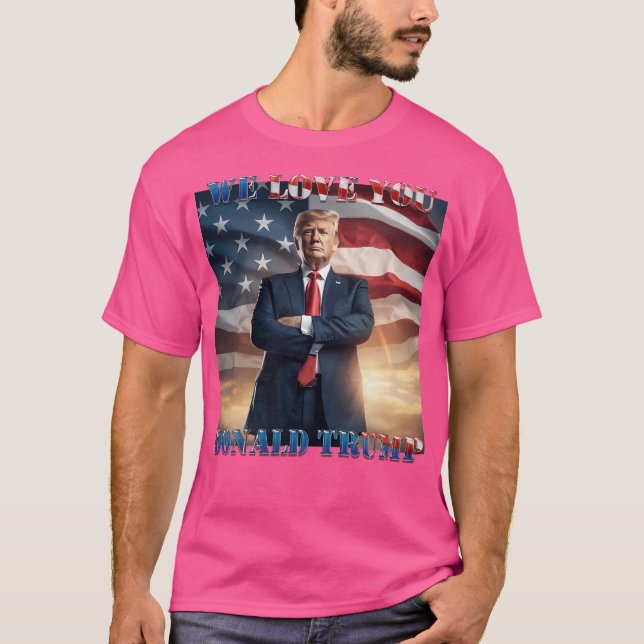 Vi Kärlek du Donald Trump Tshirt T Shirt (Framsida)