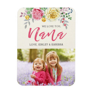 Vi Kärlek du Nana  Fotomagnet Magnet