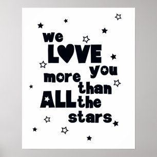 Vi KÄRLEK du Nursery Poster