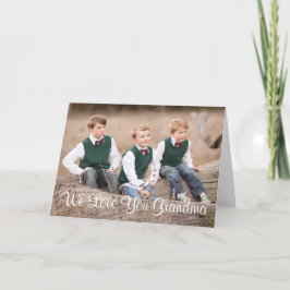 Vi Kärlek er Grandma Mors dag Card Helgkort