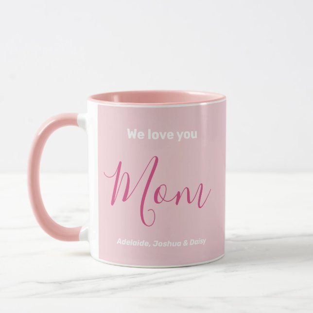 Vi Kärlek er Mamma Rosa minimalist Mugg (Vänster)