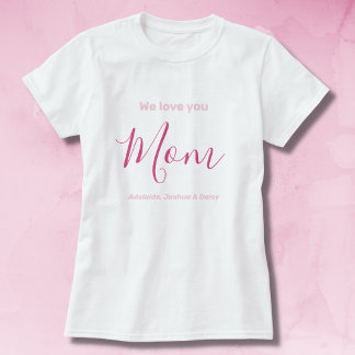 Vi Kärlek er Mamma Rosa minimalist T Shirt