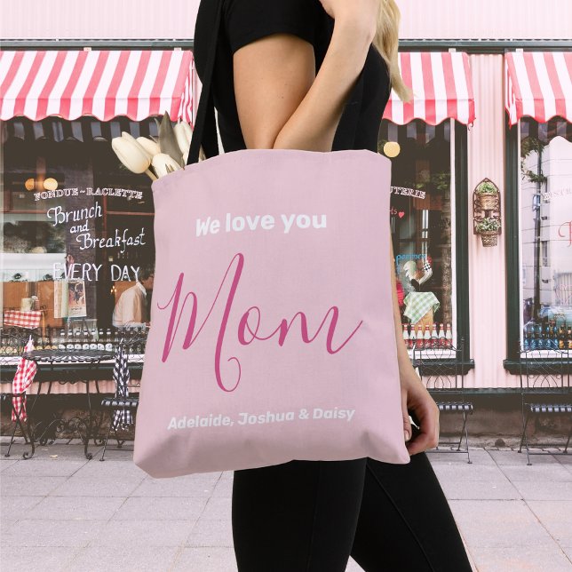 Vi Kärlek er Mamma Rosa minimalist Tygkasse (Skapare uppladdad)