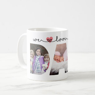 Vi Kärlek er Pappa Foto från Fars dag Kaffemugg
