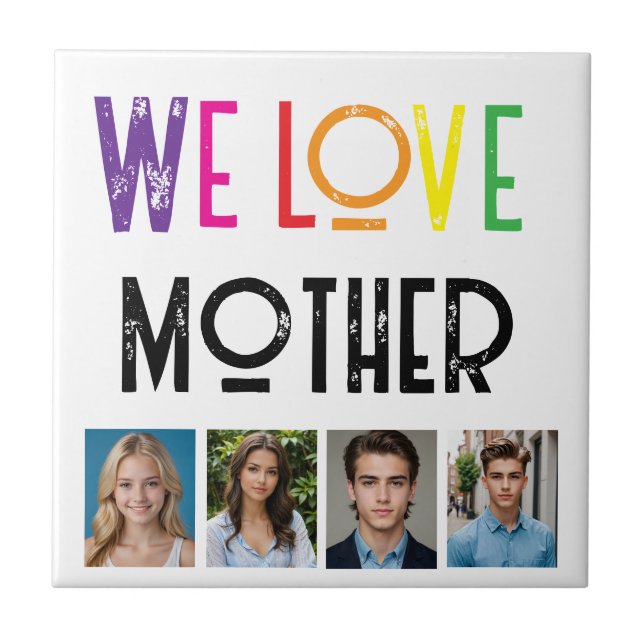 VI KÄRLEK GIFT, EDIT LÄGG TILL BILD KAKELPLATTA (Framsidan)